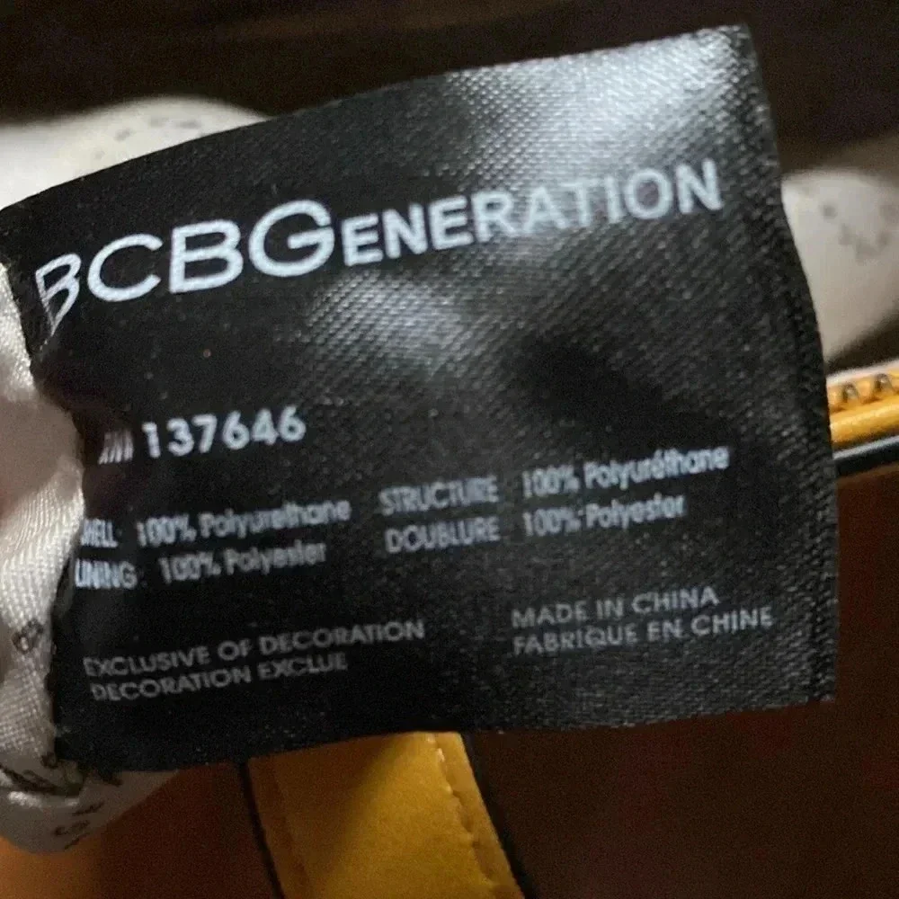 BCBG generation NWY  sailor tote honey gold